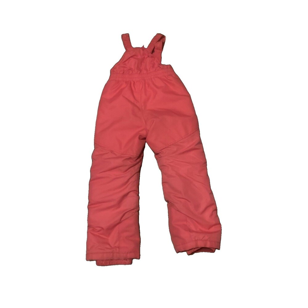 Girls size S Cat & Jack Pink Insulated Polyester Snow Bib Pants Winter - Picture 3 of 6